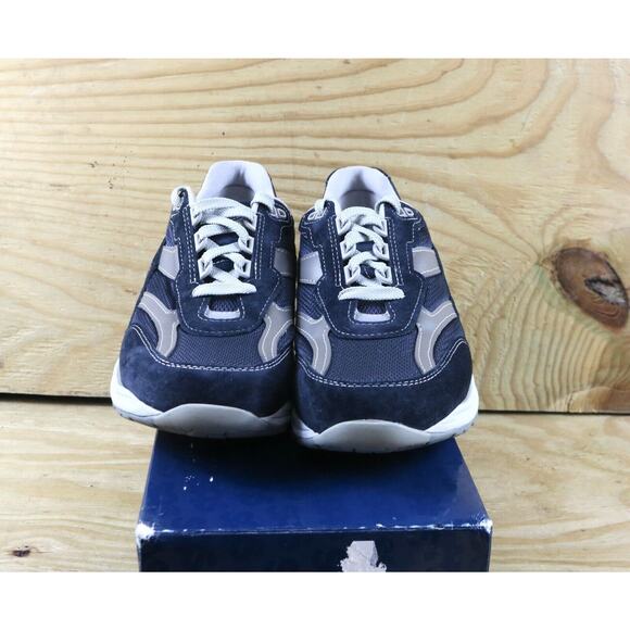 New SAS Sneakers Mens 10 S Blue Leather Journey Mesh Low Top